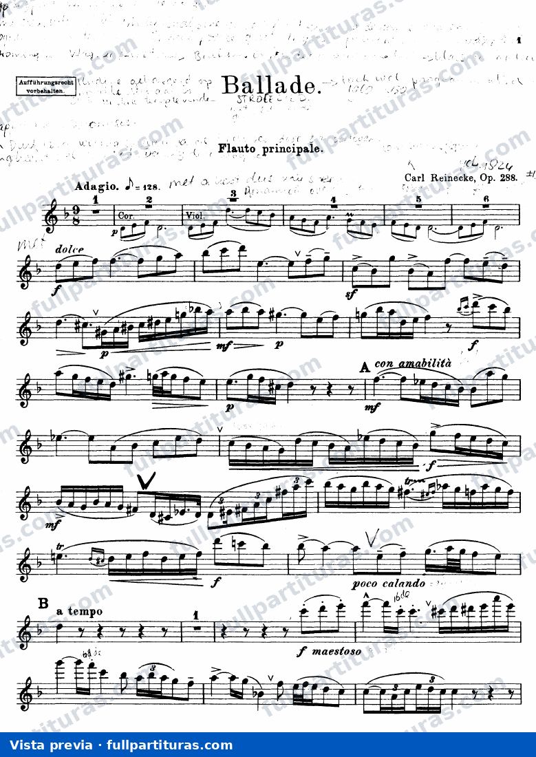 Ballade Op. 288 — preview