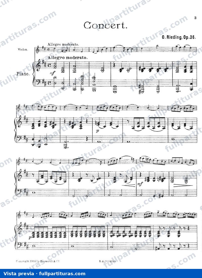 Violin Concerto No.3, Op.36 — preview