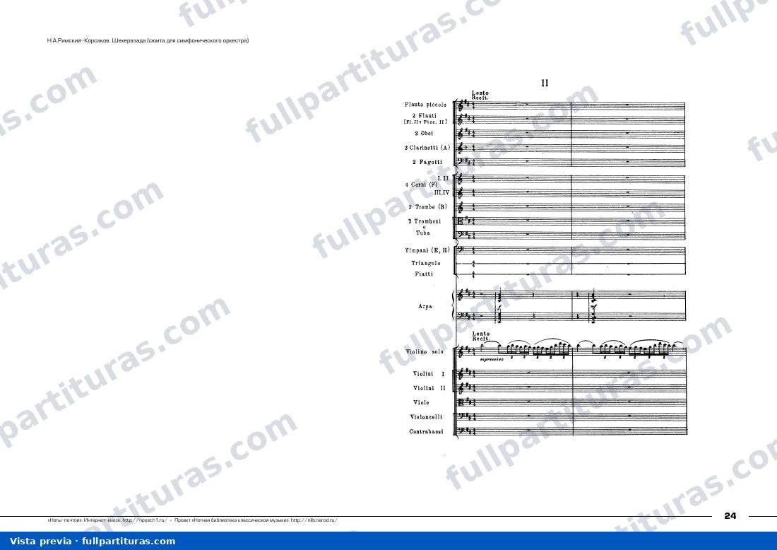 Scherazade: Scherazade Op. 35 - 2 — preview