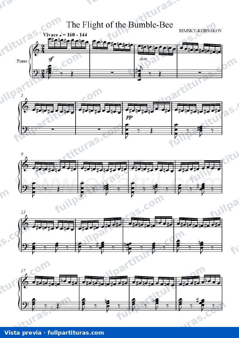 Versión para piano — preview