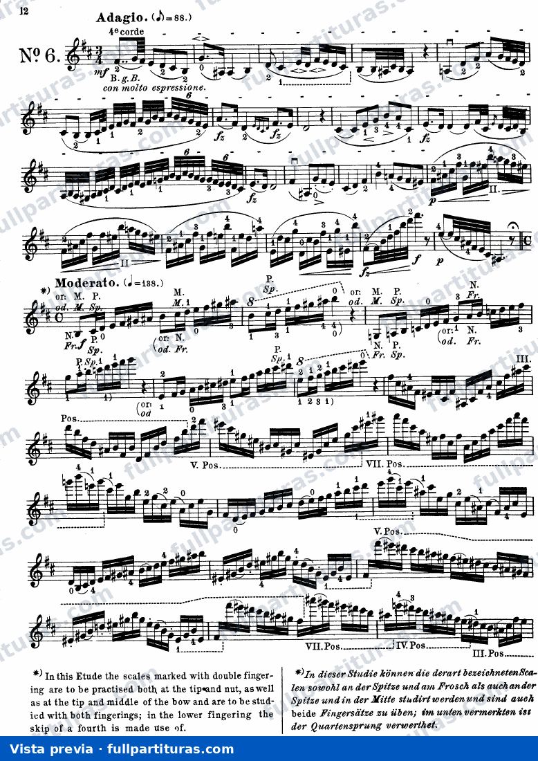 24 Caprices for Violin: Caprices 6 al 10 — preview