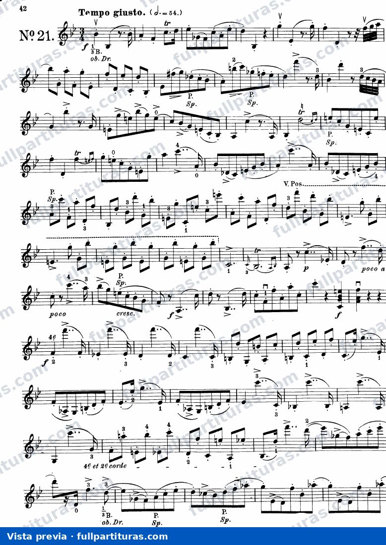 24 Caprices for Violin: Caprices 21 al 24 — preview