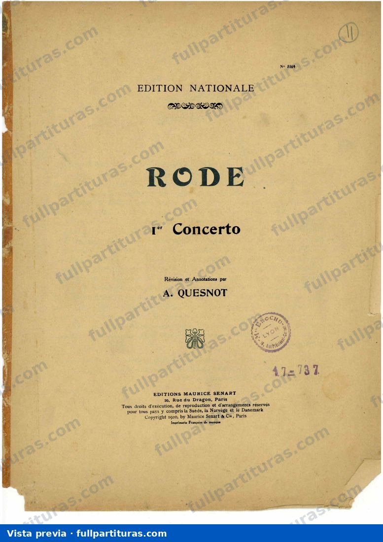 Parte del violín — preview