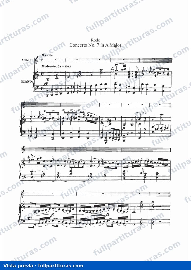 Concierto para violín No.7 — Vorschau