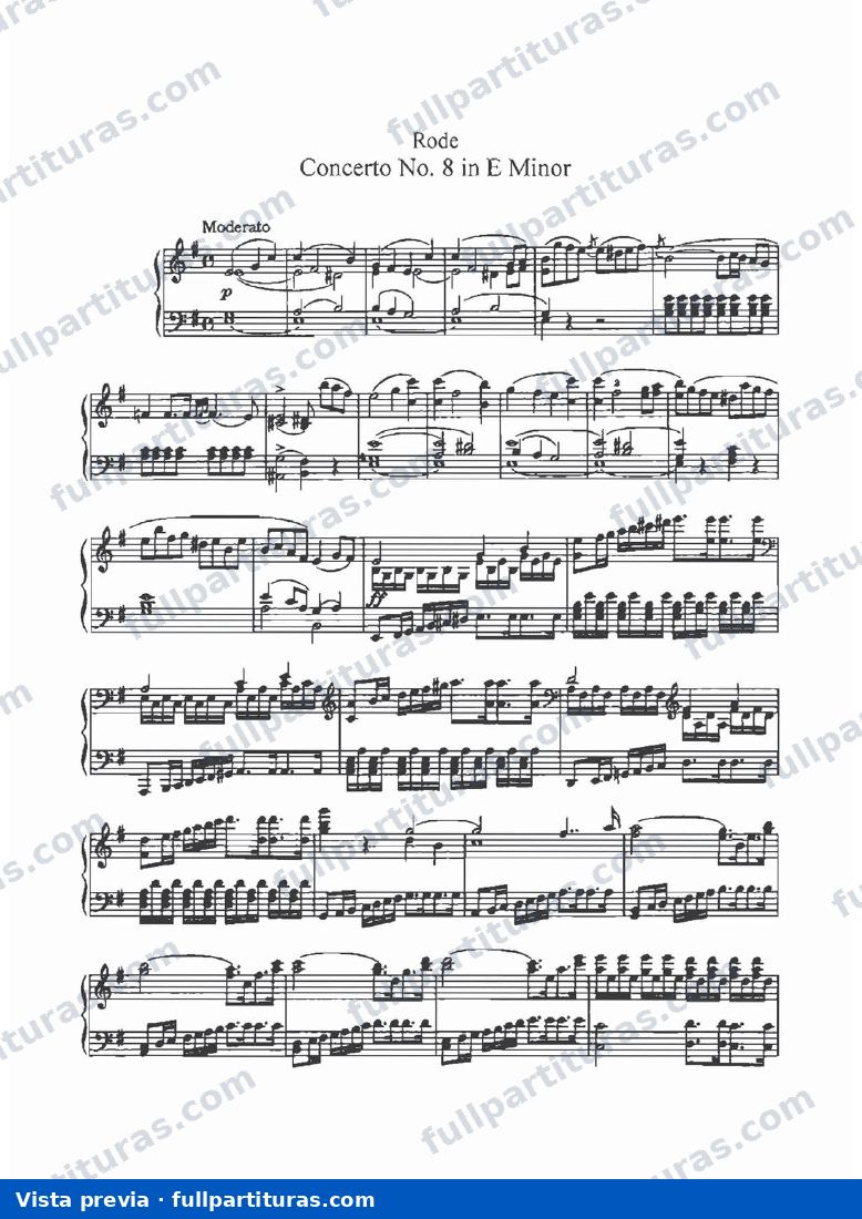 Concierto para violín No.8 — Vorschau