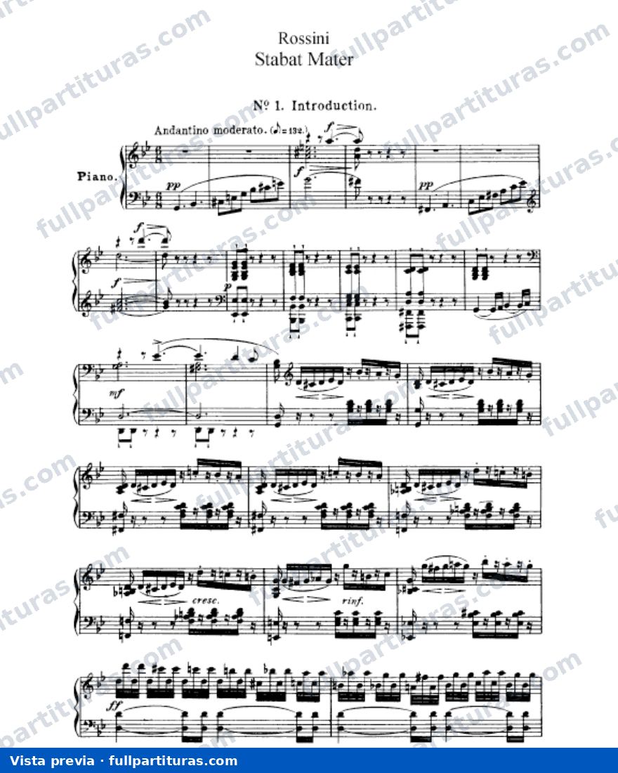 Stabat Mater: Versión con acompañamiento de piano — preview