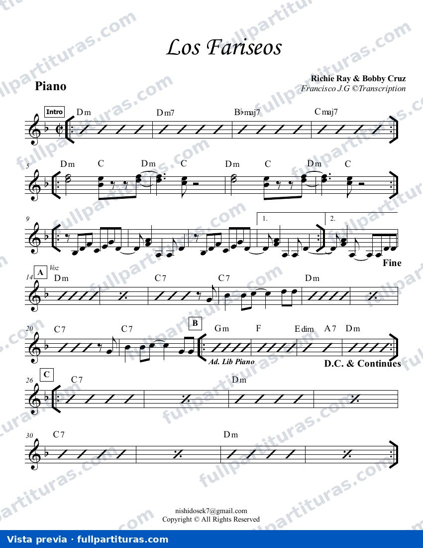 Los Fariseos (Piano Update) — vista previa