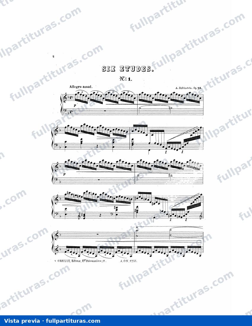 6 Estudios op. 23: 1. Estudio enF mayor — preview