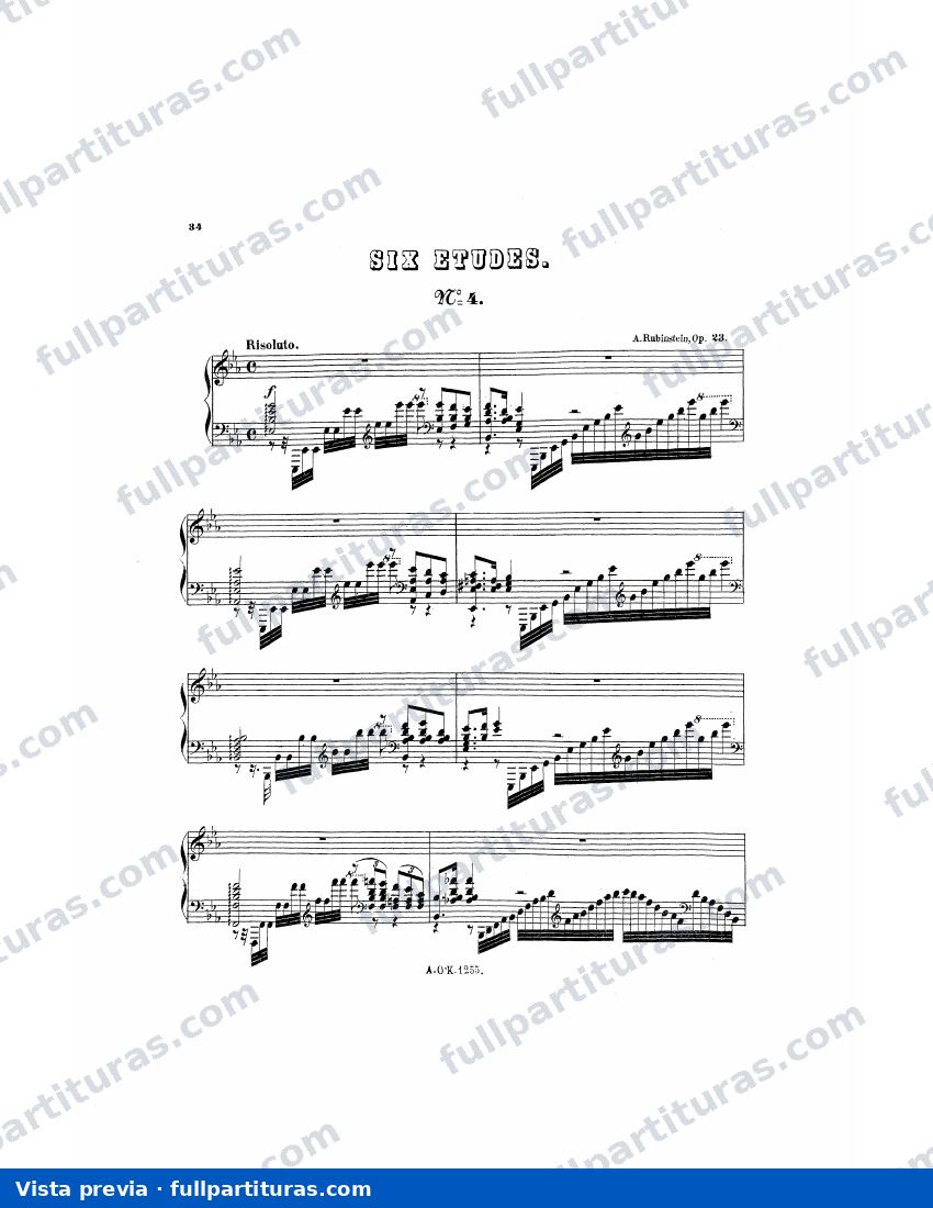 6 Estudios op. 23: 4. Estudio enE♭ mayor — preview