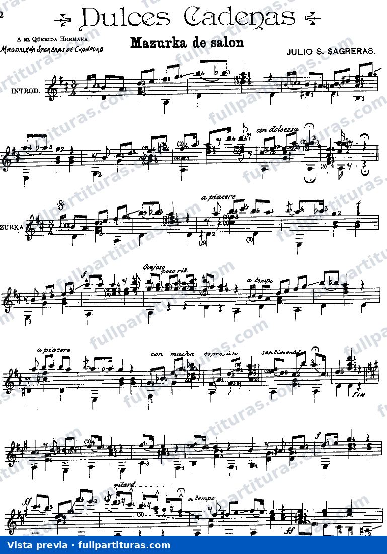 El Colibri: Dulces Cadenas, Op.1 — preview