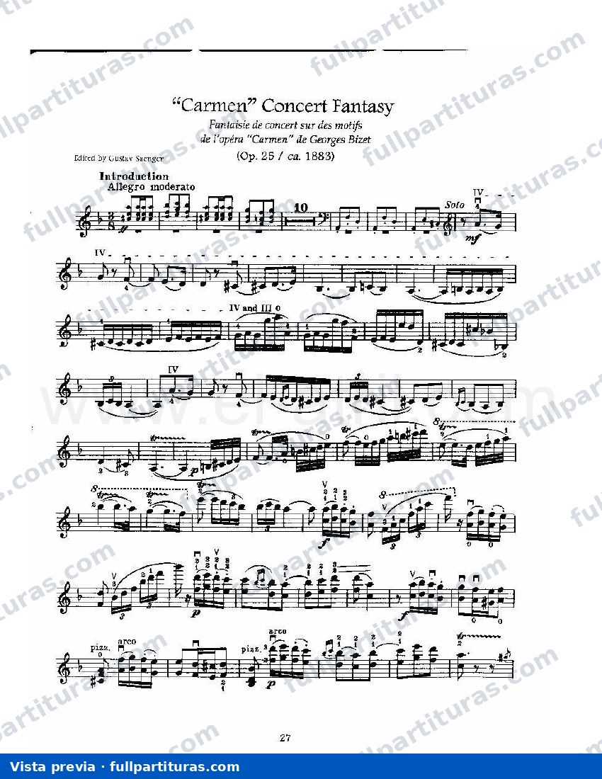 Fantasía sobre Carmen — preview