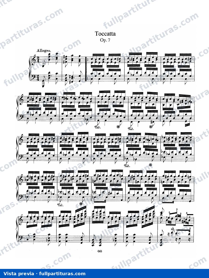 Tocata Op. 7 — preview