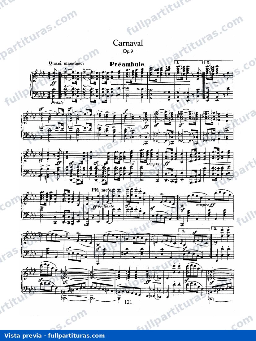 Carnaval Op. 9 — preview