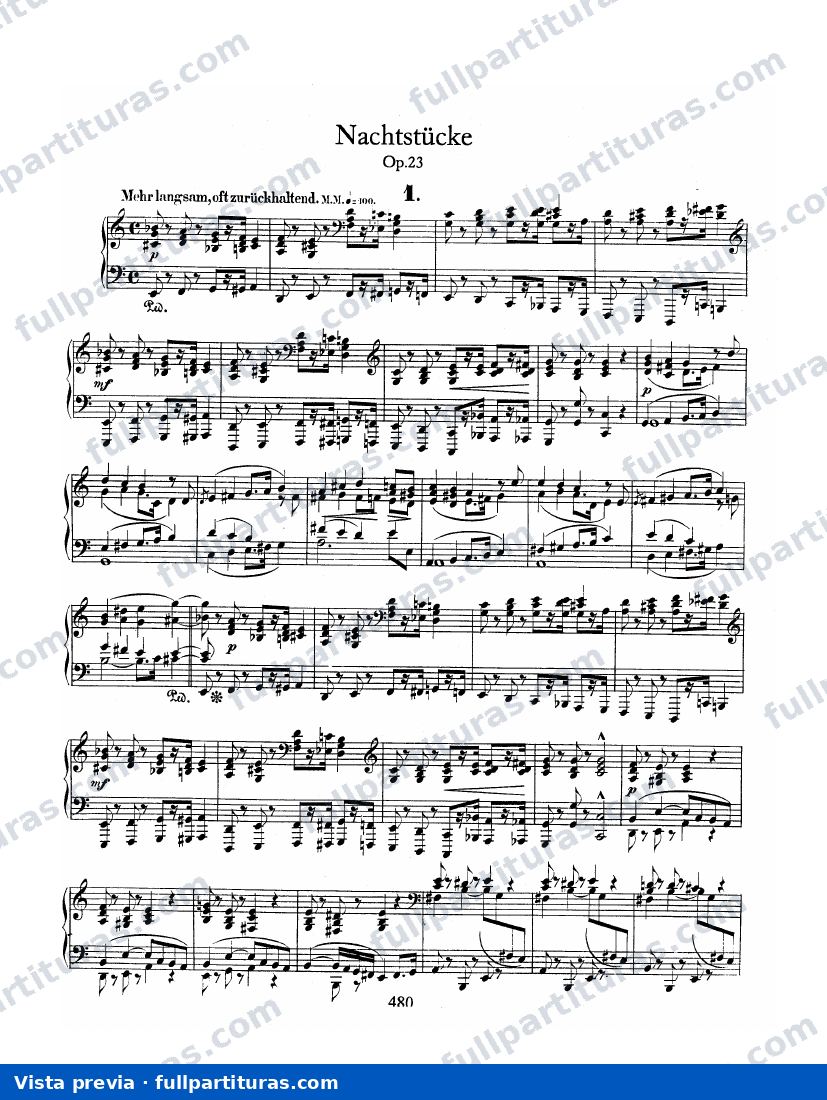 Nachtstücke Op. 23 — preview
