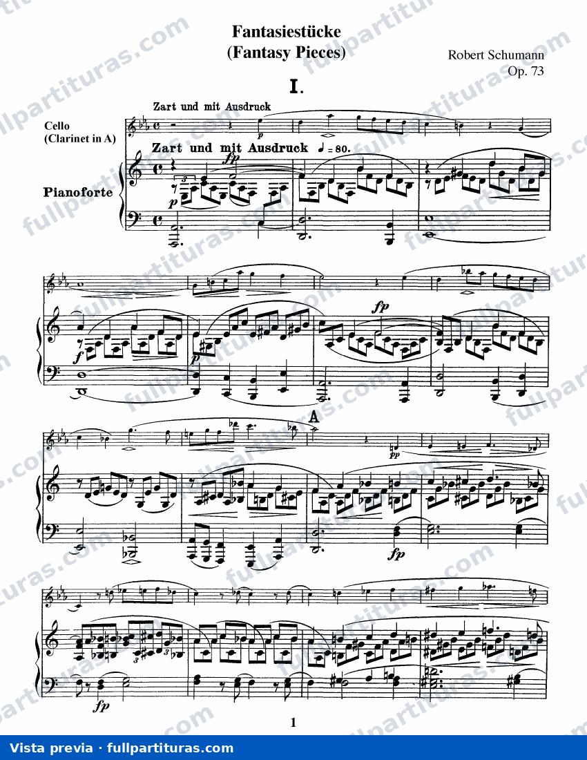 Fantasiestucke, Op. 73 — preview