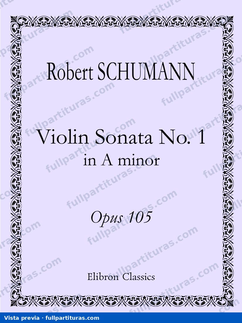 Sonata Nº 1 Para Violín en La m — preview