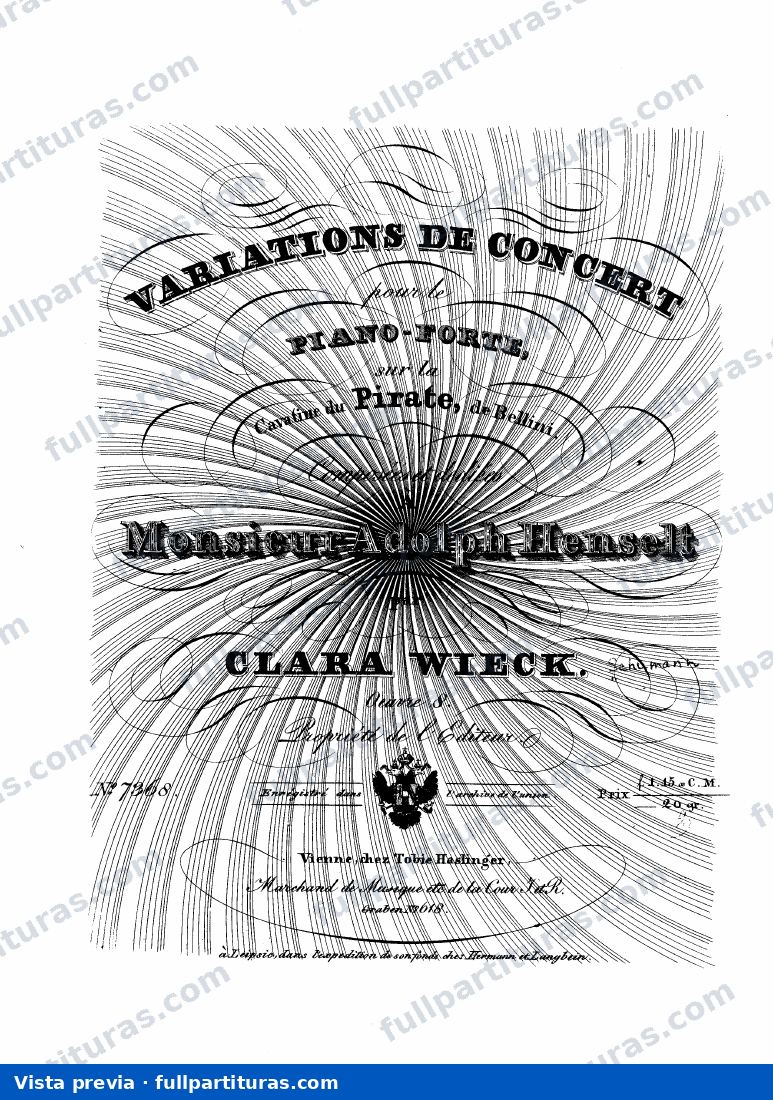 Variations de Concert Op. 8 — preview