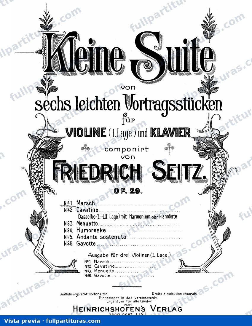 Kleine Suite, Op.29: 1 Marsch — preview