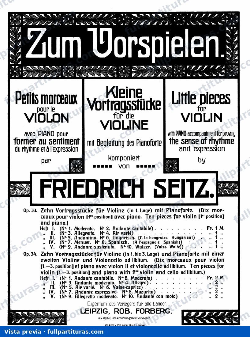 10 Vortragsstücke, Op.34: Nº 4 piano — preview
