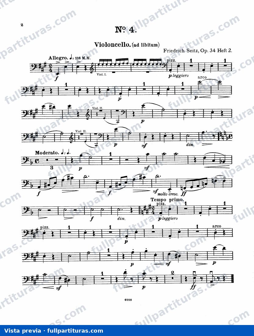 10 Vortragsstücke, Op.34: Parte del cello (2) — preview