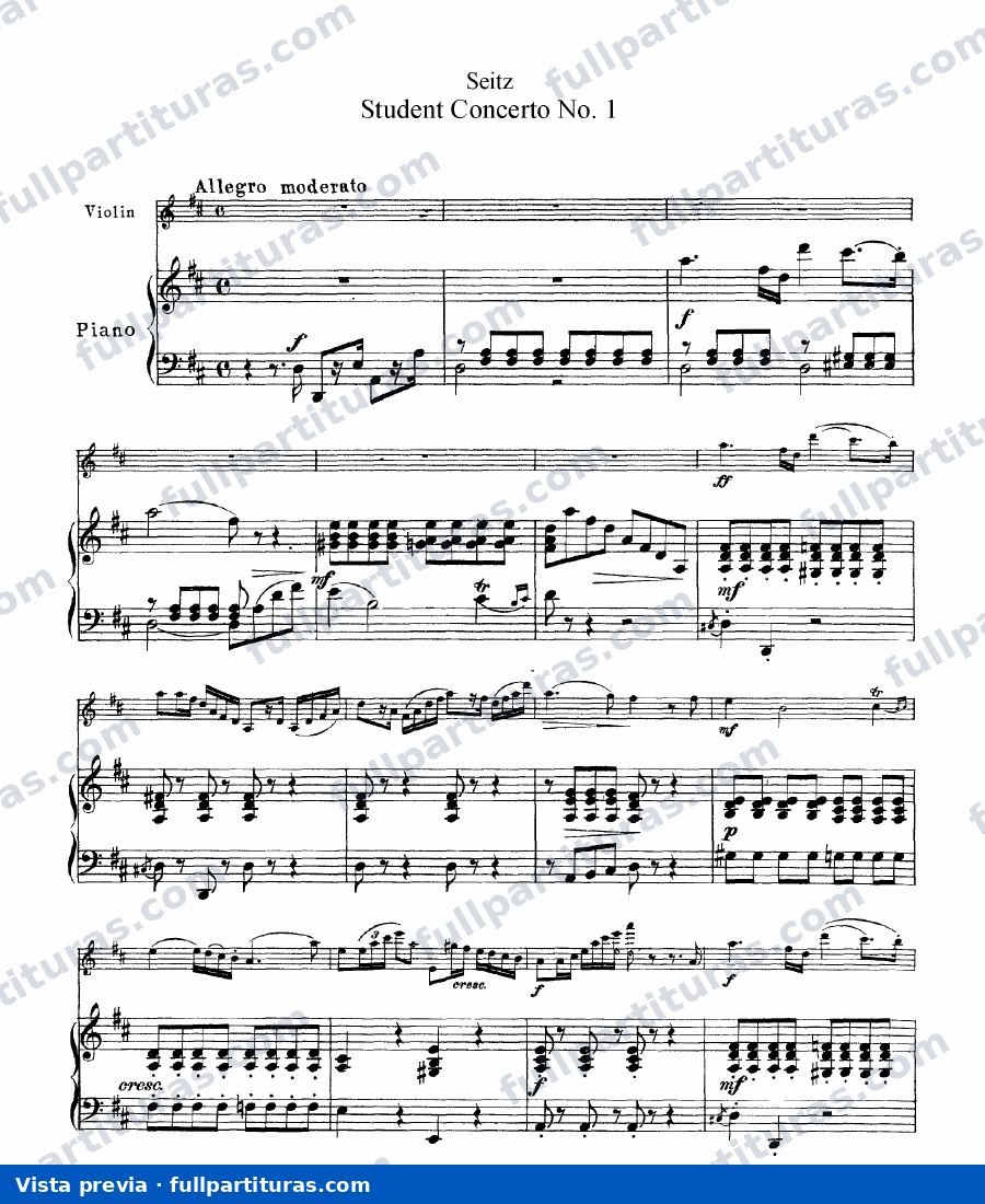 Student Concerto No.1, Op.7 — preview