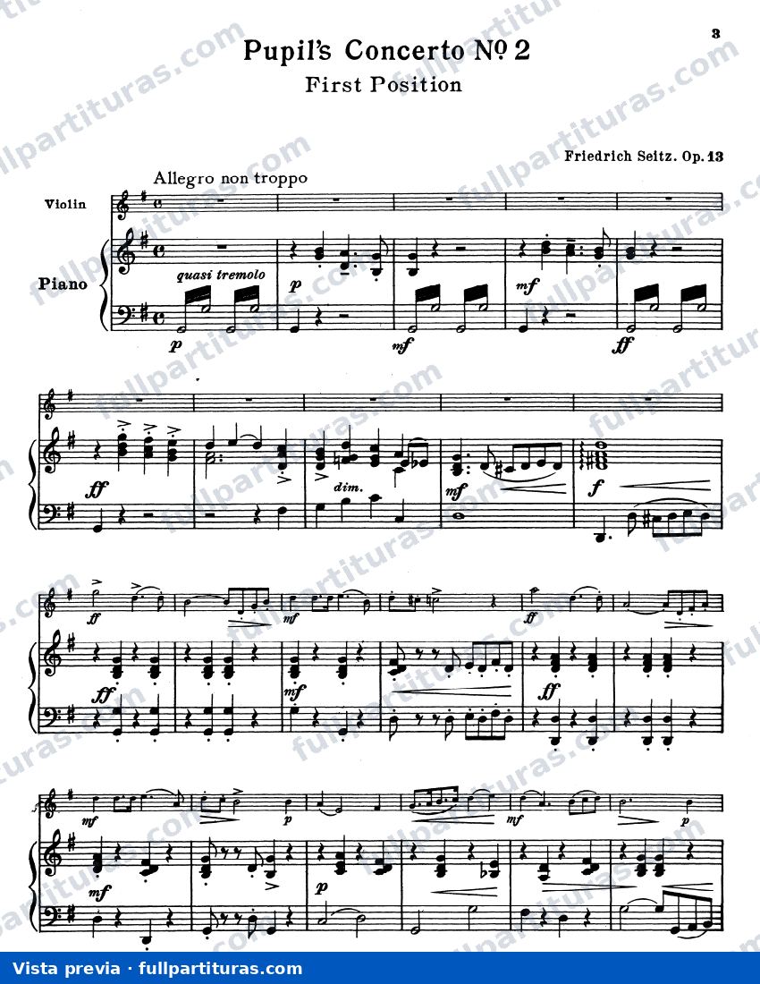 Student Concerto No.2, Op.13 — preview
