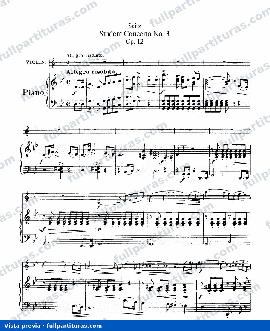 Student Concerto No.3, Op.12 — preview