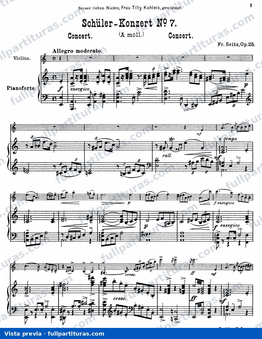 Student Concerto No.7, Op.25 — preview