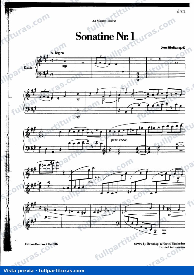 Tres sonatinas Op.67 — preview