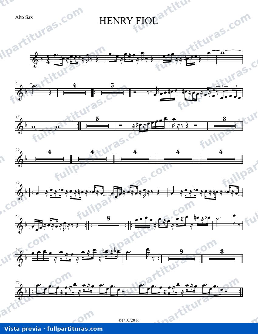 Ahora me da pena (Saxofón Alto) — vista previa