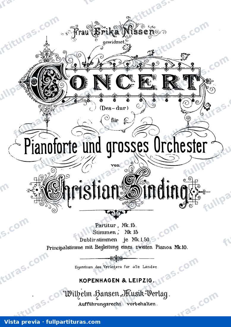 Piano Concerto in D-flat major, Op.6 — preview