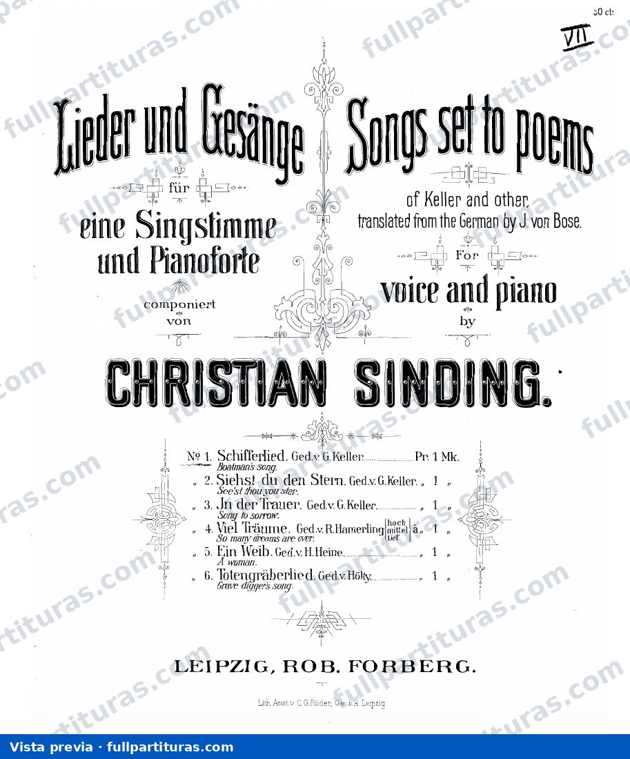 6 Lieder und Gesänge, Op.11 — preview