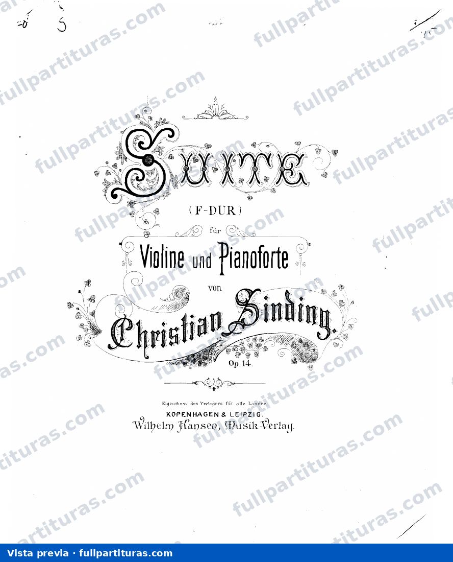 Suite in F major, Op.14 — preview