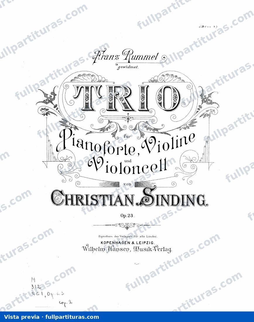 Piano Trio No.1, Op.23 — preview