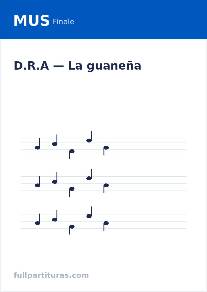 La guaneña — Vorschau