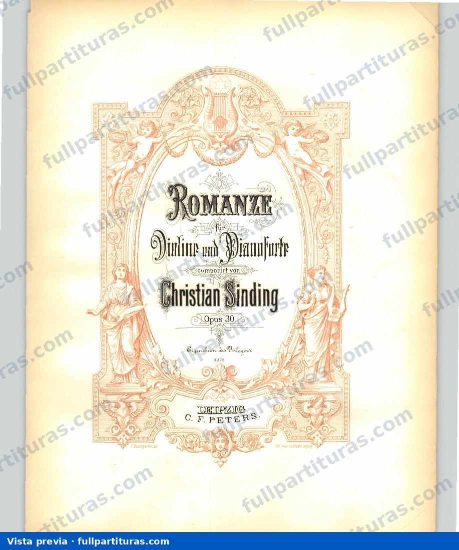 Romance in E minor, Op.30 — preview