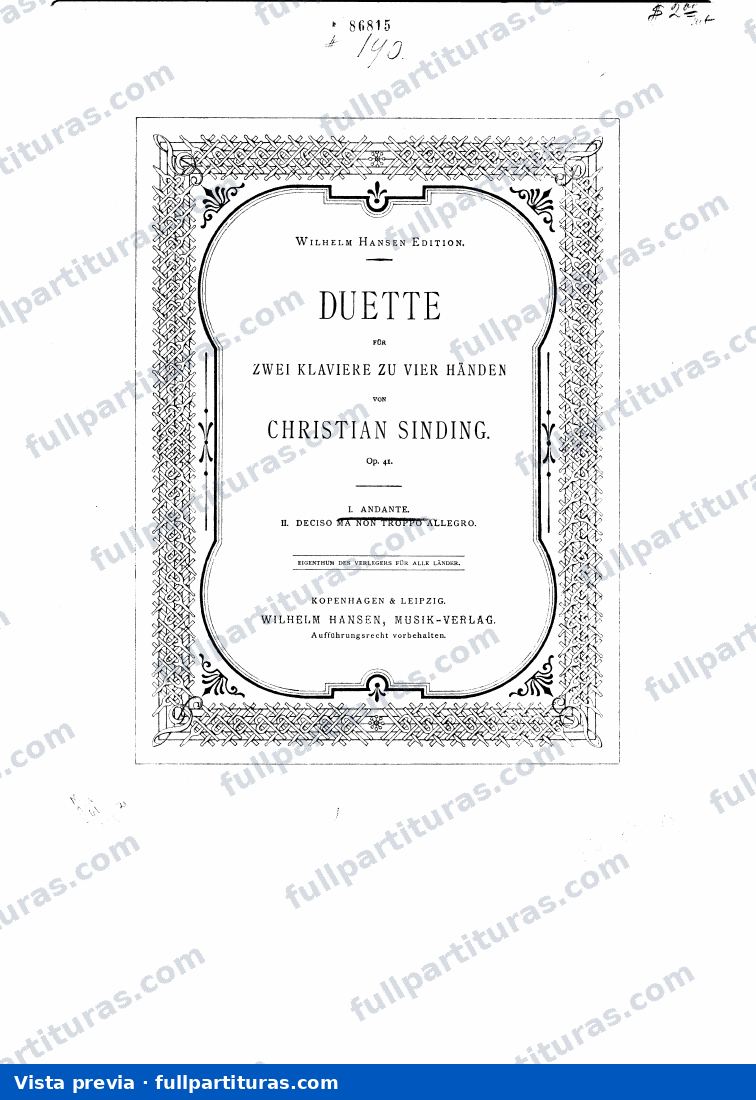 Duette, Op.41 — preview