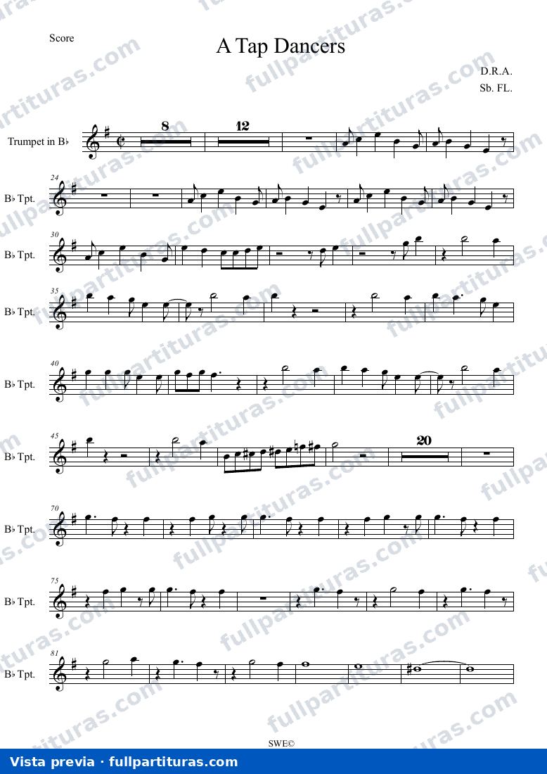 A Tap Dancer's Dilemma (Trumpet 1) — vista previa