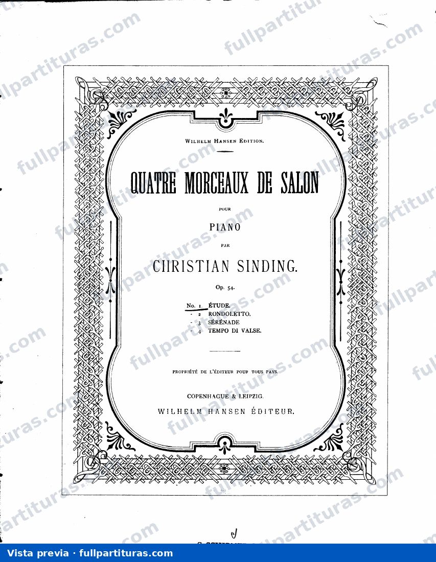 4 Morceaux de salon, Op.54 — preview