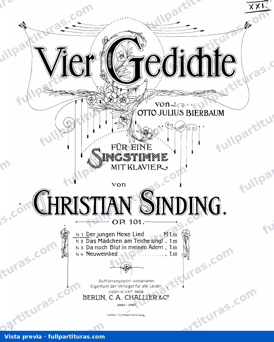 4 Gedichte, Op.101 — preview