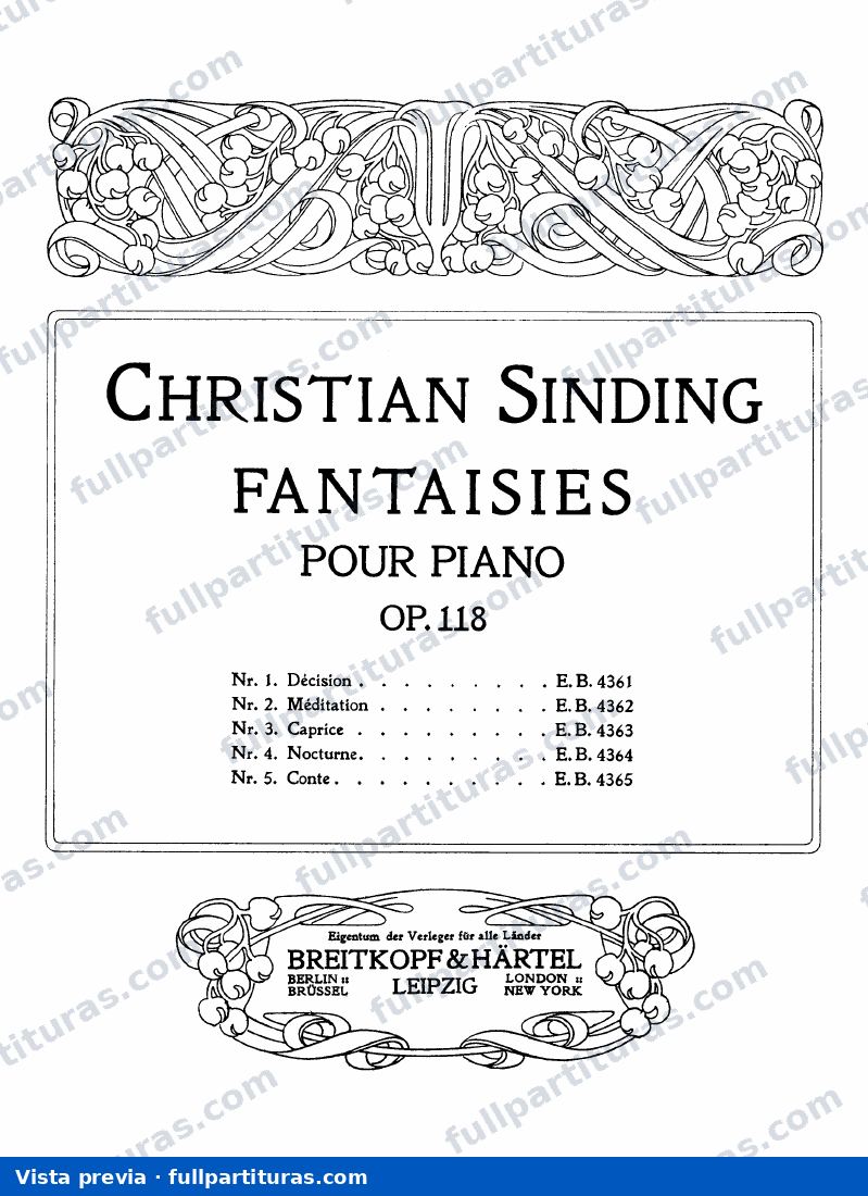 Fantaisies, Op.118 — preview