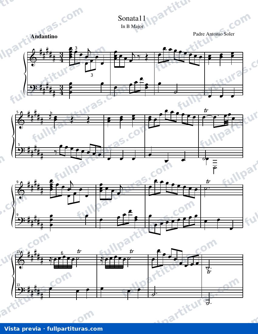 Sonatas del 11 al 20 — preview