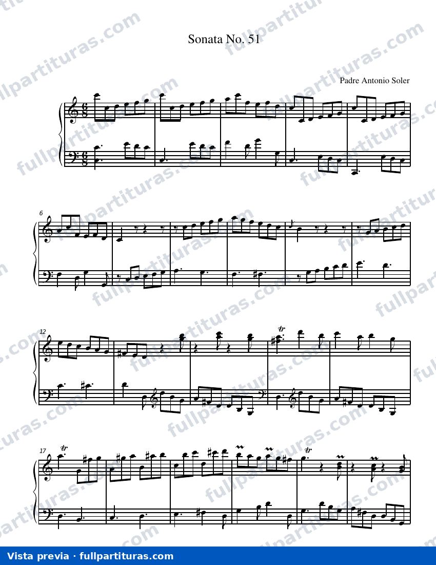 Sonatas del 50 al 60 — preview