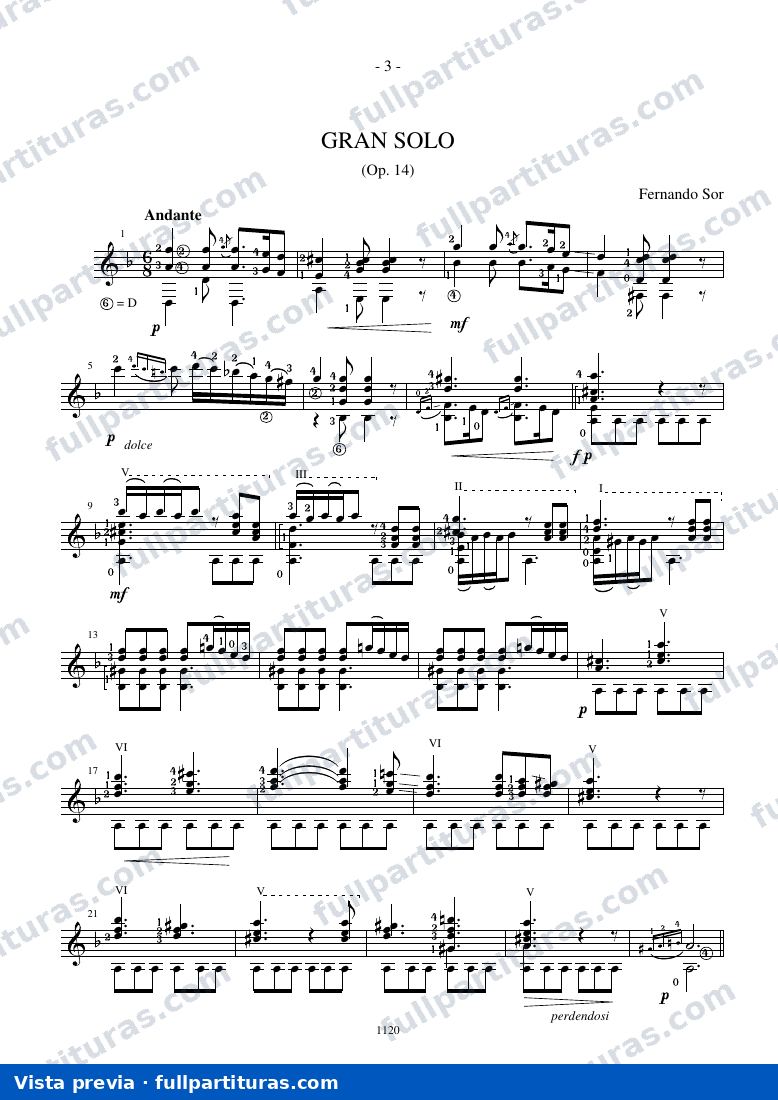 Gran Solo Op. 14 — preview