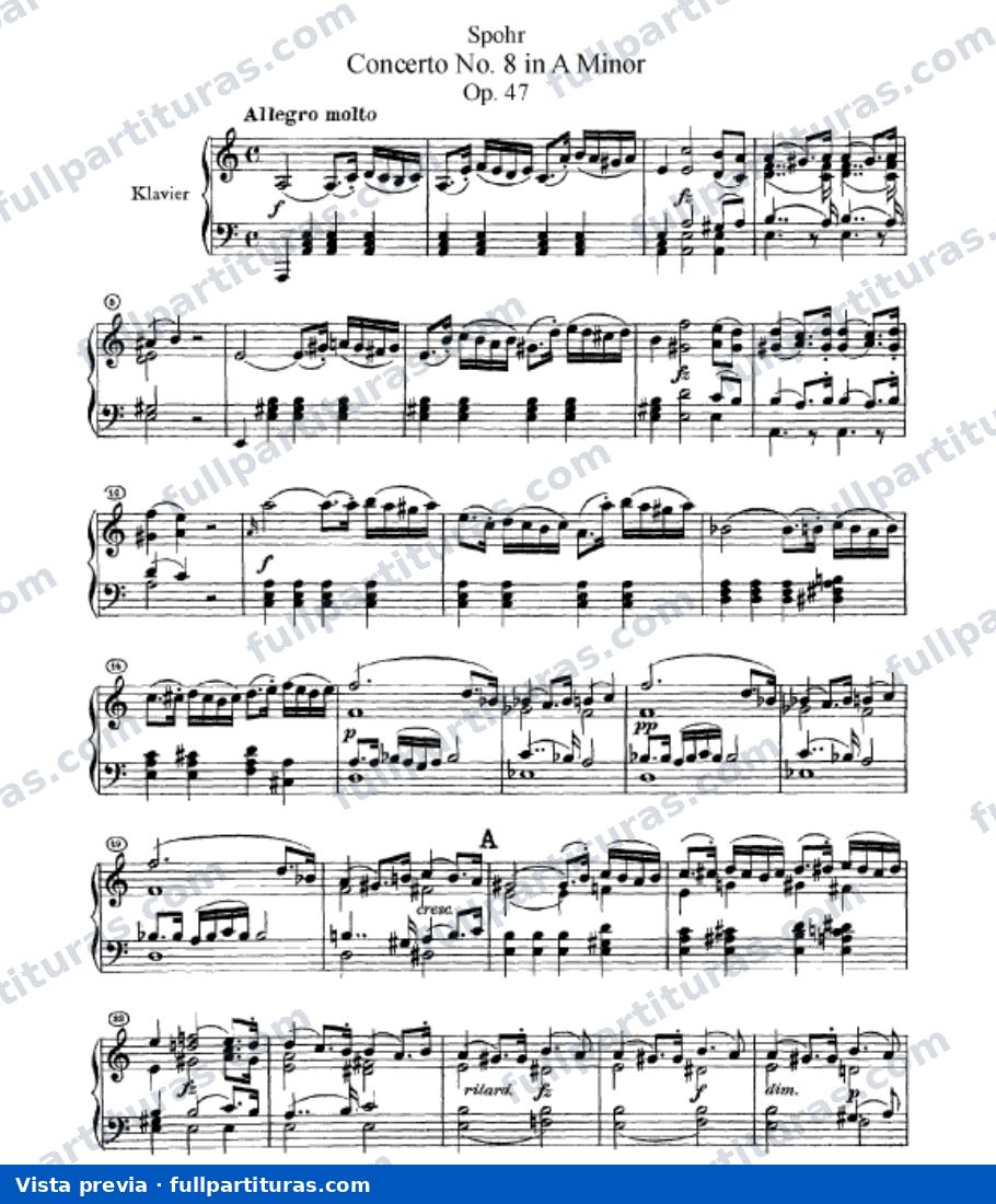 Concerto Nº 8 Op 28 — preview