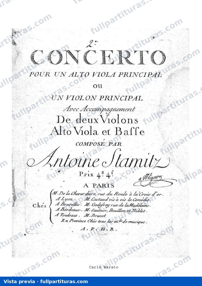 Concierto para Viola No 2 — preview