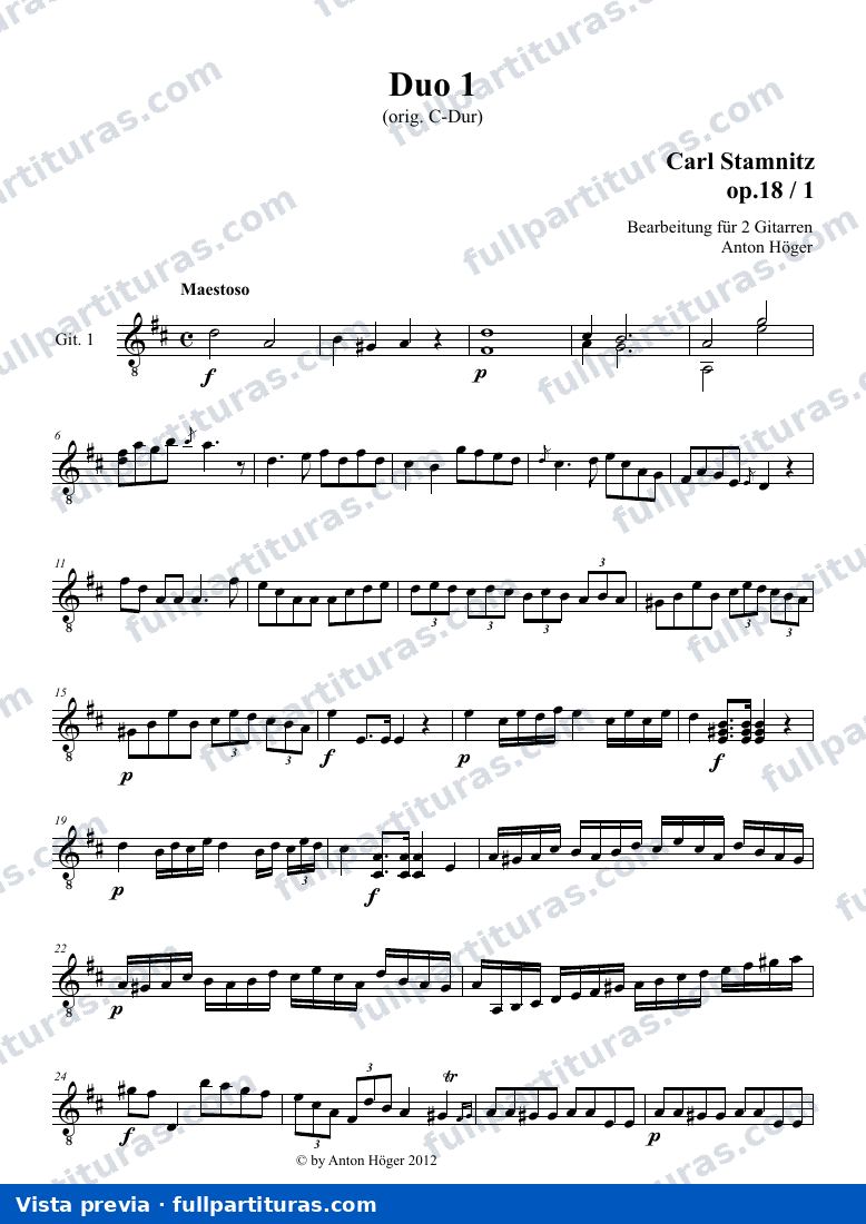 Versión para guitarra — preview