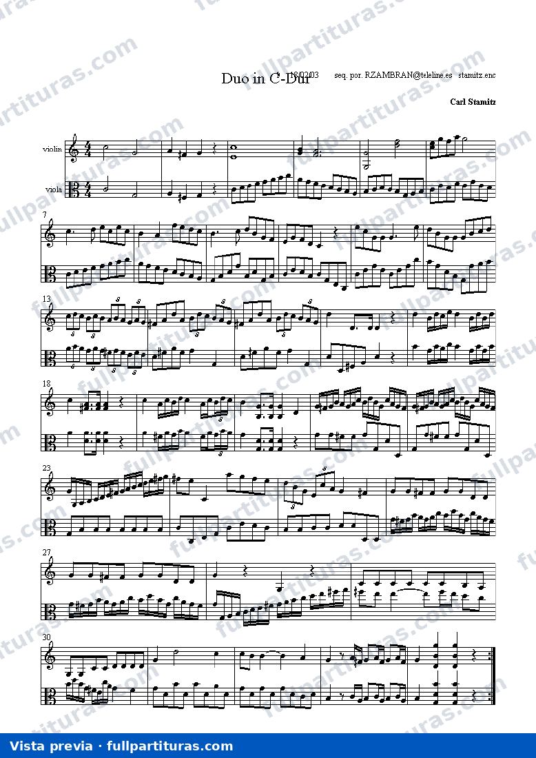 Duo en C major op 19 — preview