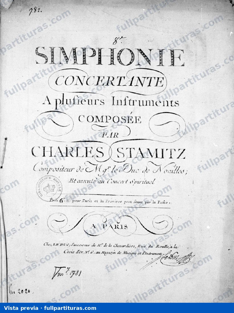 Sinfonía concertante No.8 — preview
