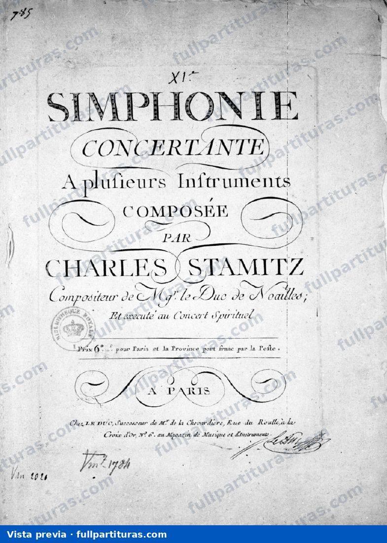 Sinfonía concertante No.11 — preview